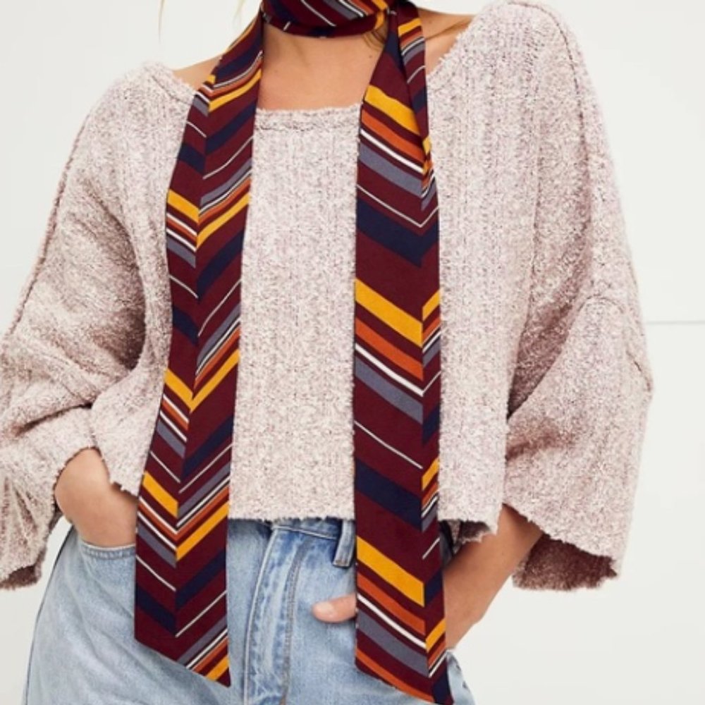 Free People Good Day Pullover Crop Sweater SX NEW